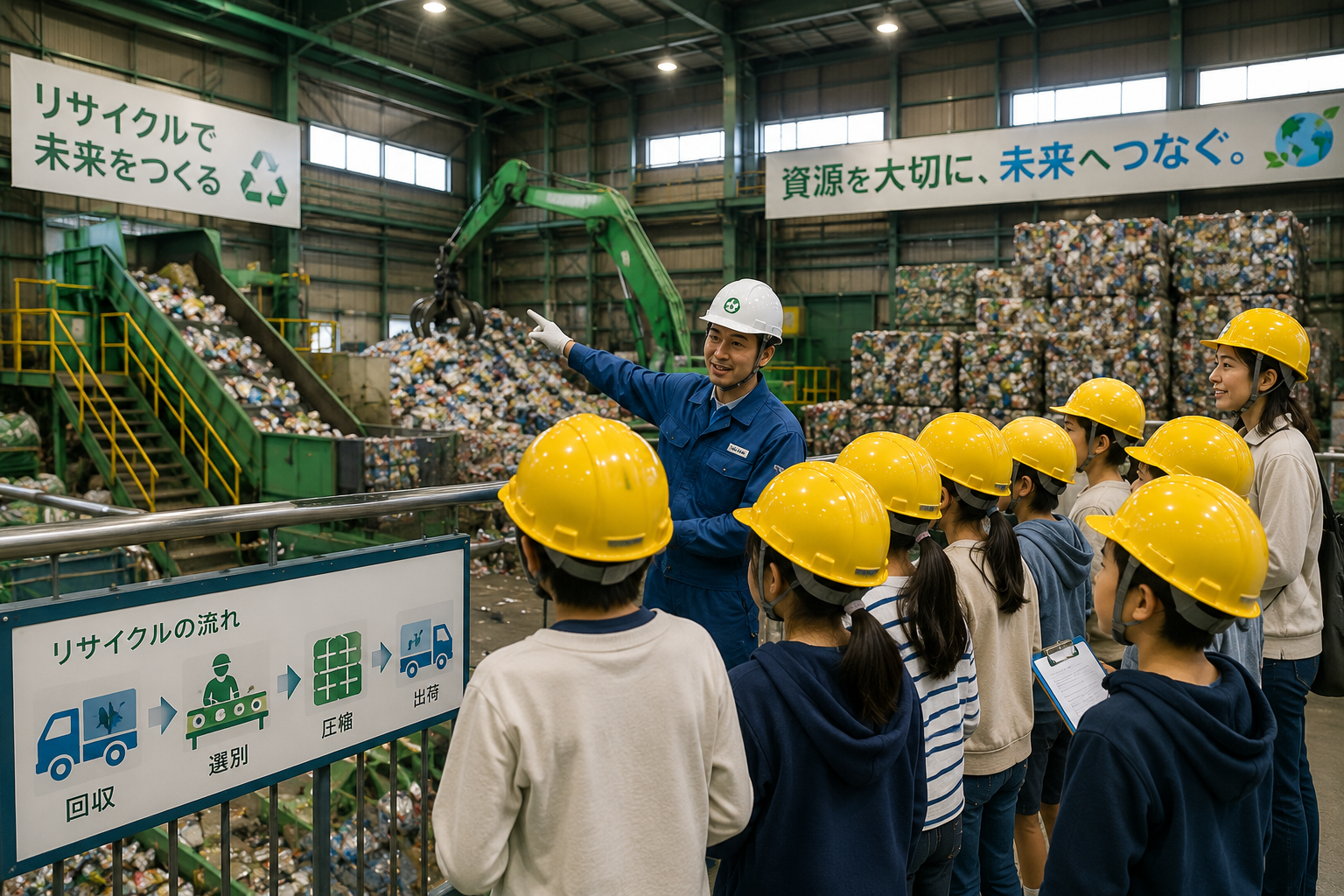 リサイクル会社 見学・体験